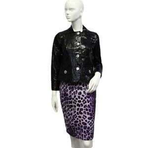 Women's Leather Jacket Size PP Black (SKU 000039)
